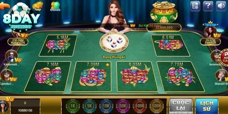 Chiến thuật đánh Bầu cua cá ăn tiền hiệu quả tại 8Day 3 Các chiến thuật đánh Bầu cua cá ăn tiền hiệu quả