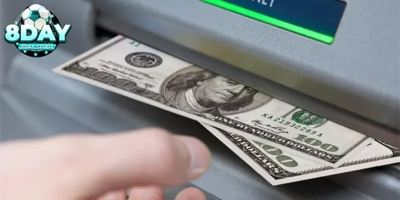 Các phương thức rút tiền 8Day phổ biến